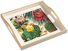 Tropical Flora, small cream tray