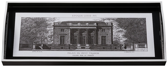 House on Black, sandwich black tray